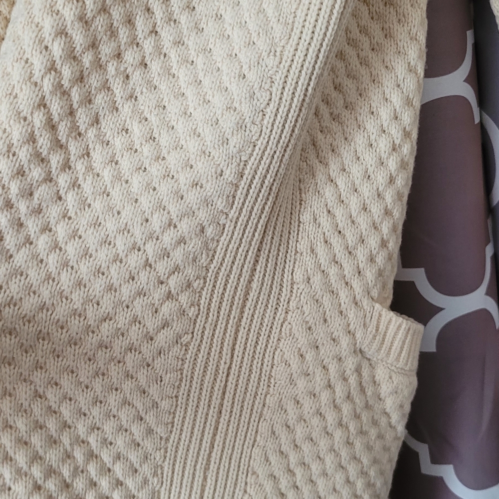 Vince Textured Cream Cardigan Wool/Yak Blend - Soft and Cozy -Exc Condition! - Picture 10 of 13